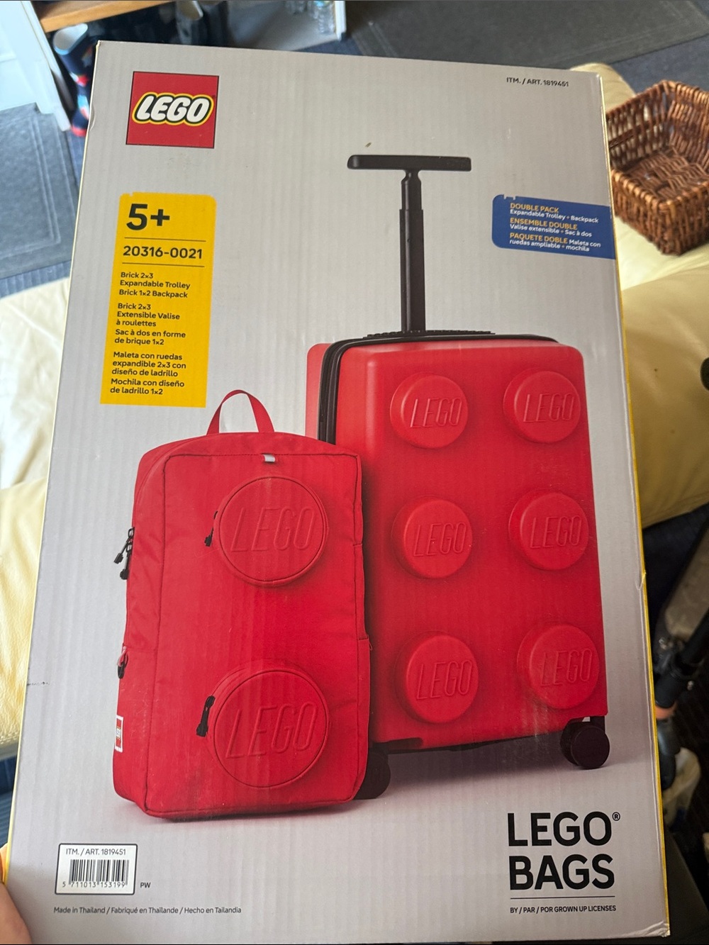 LEGO Bags - Kids Toy Luggage